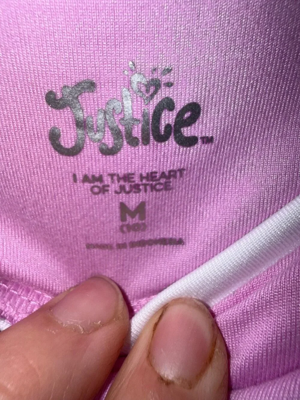 Justice Girls Crossover Waistband Flare Pants Medium (10) Pink New With Tags